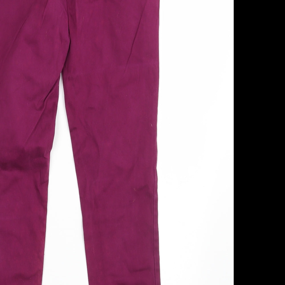 TU Womens Pink  Denim Skinny Jeans Size 12 L27 in