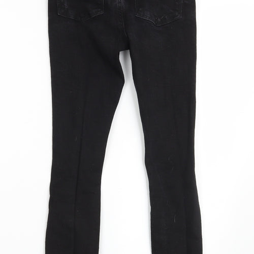 Denim Co.  Womens Black  Denim Skinny Jeans Size 6 L26 in