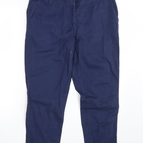 Debenhams Womens Blue  Denim Straight Jeans Size 14 L27 in