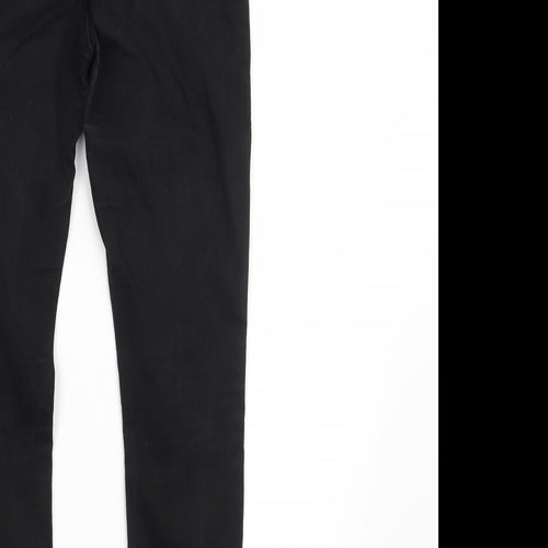 Dorothy Perkins Womens Black  Denim Skinny Jeans Size 6 L25 in