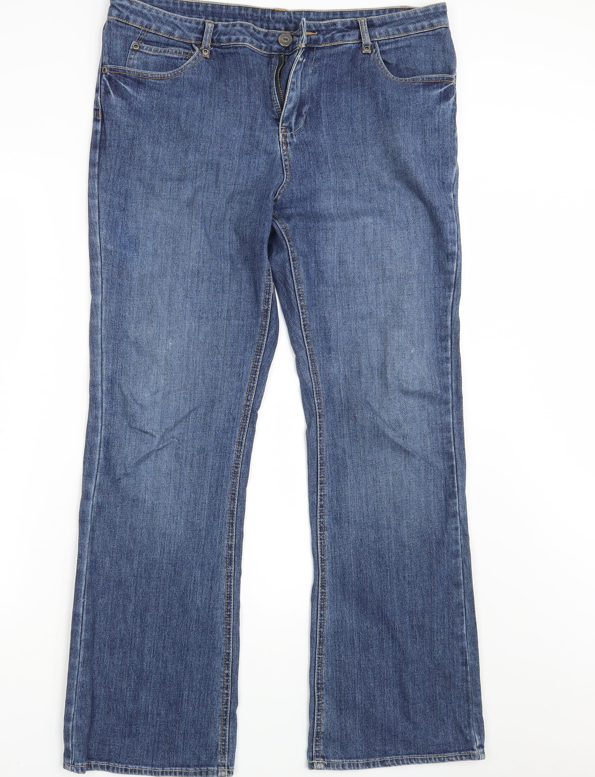 Matalan Womens Blue  Denim Bootcut Jeans Size 14 L30 in
