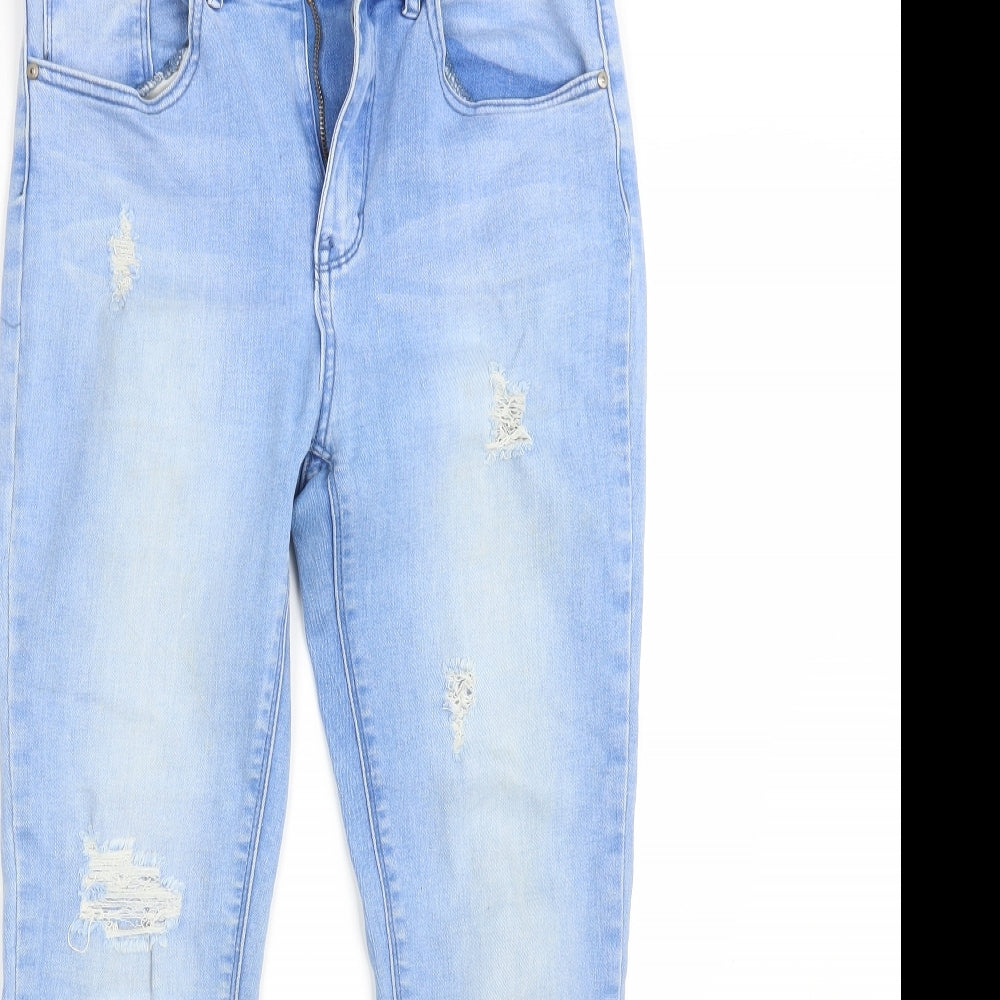 George Womens Blue  Denim Skinny Jeans Size 10 L26 in