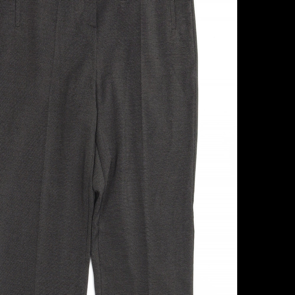 M&S Womens Black   Trousers  Size 10 L30 in