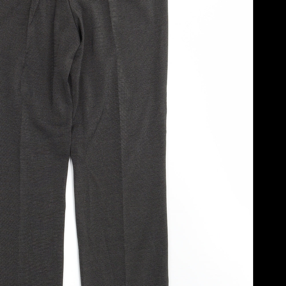 M&S Womens Black   Trousers  Size 10 L30 in
