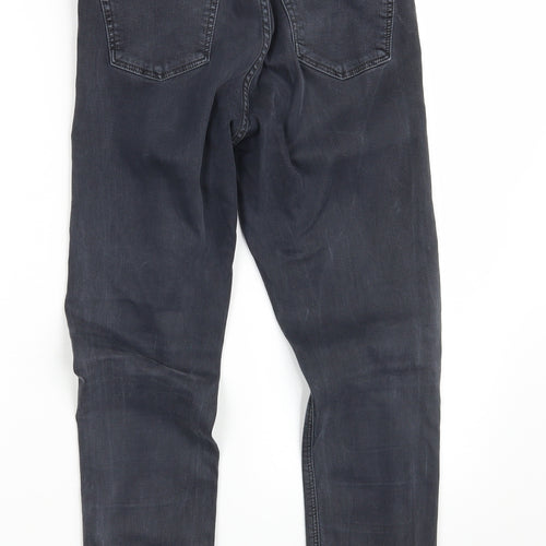 Topshop Womens Black  Denim Skinny Jeans Size 30 in L30 in