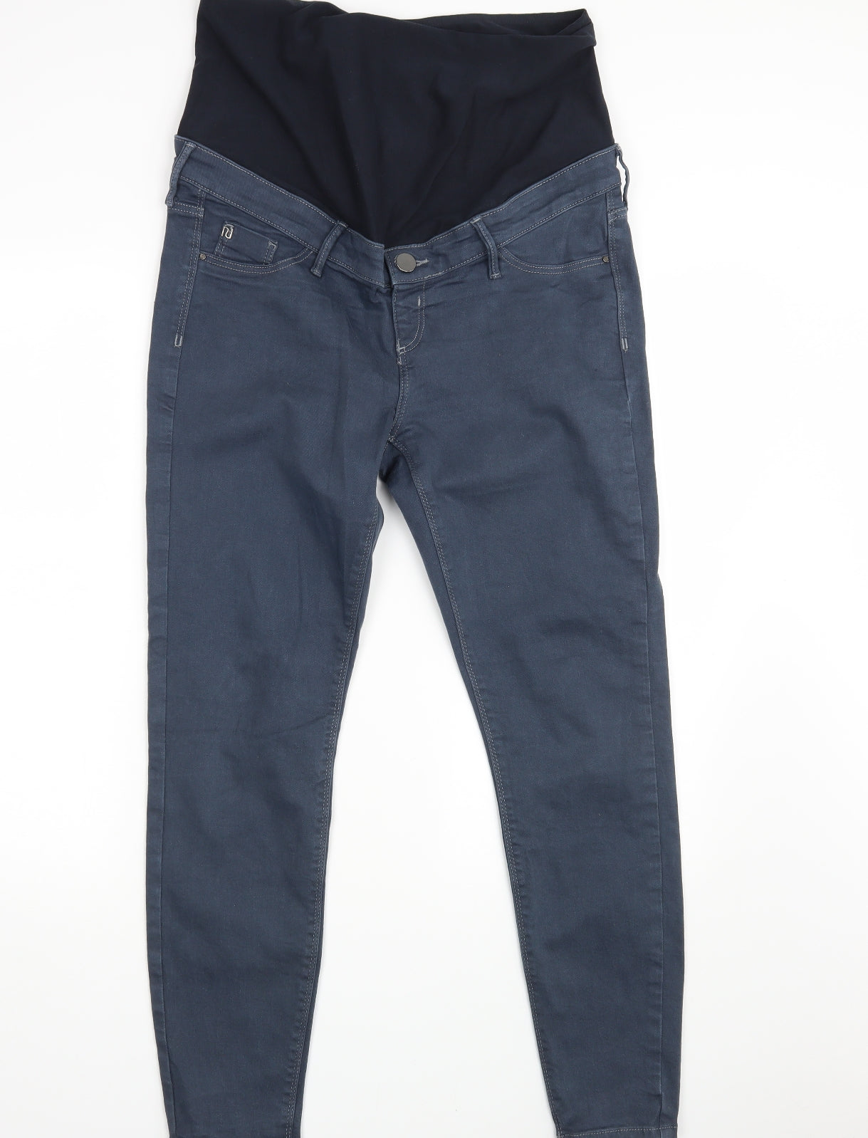 River Island Womens Blue  Denim Jegging Jeans Size 14 L28 in