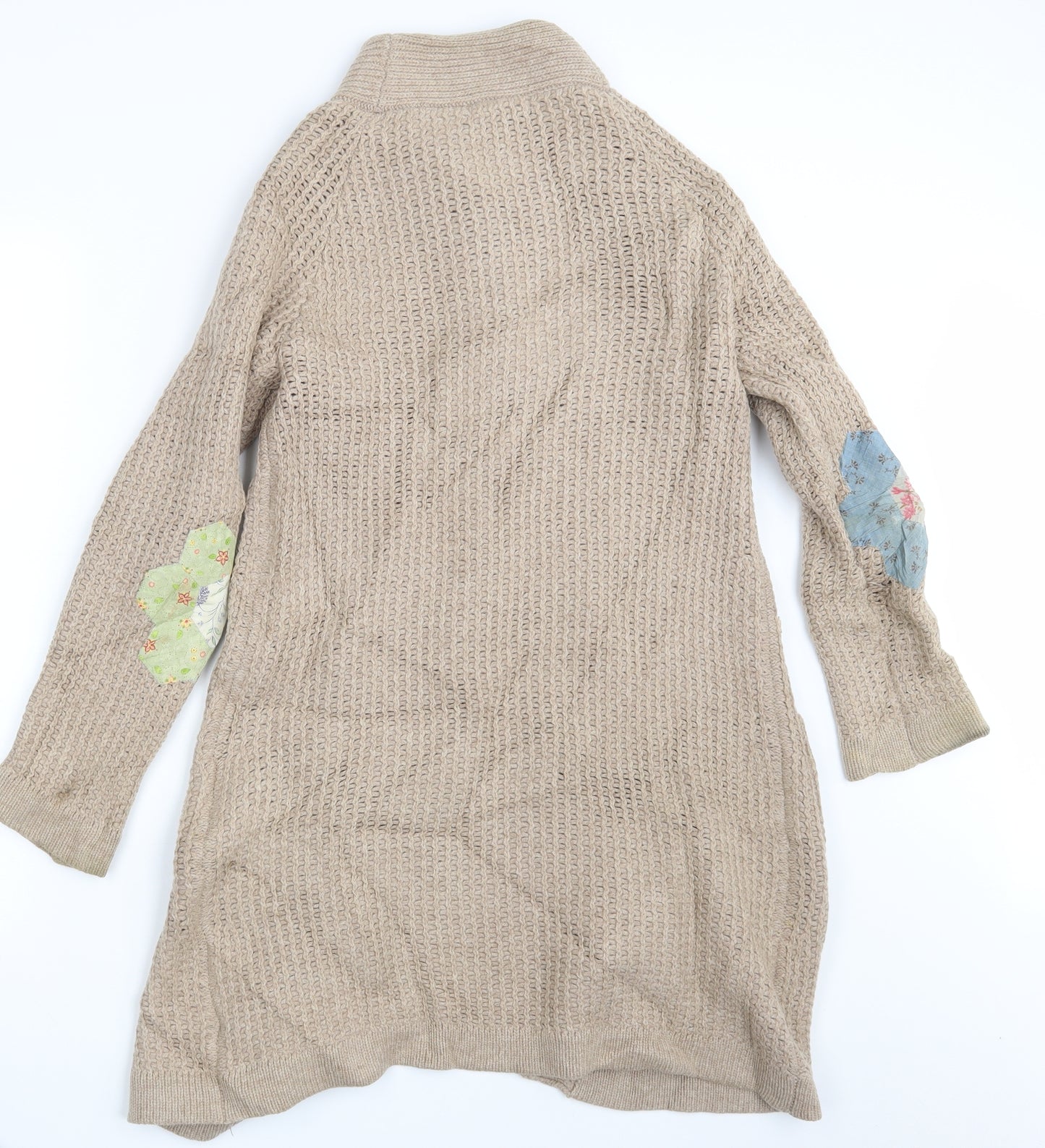 Boden Womens Beige  Knit Cardigan Jumper Size 10