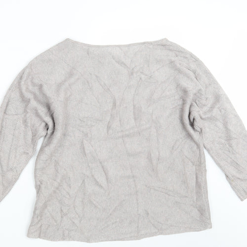 H&M Womens Purple  Knit Pullover Jumper Size M