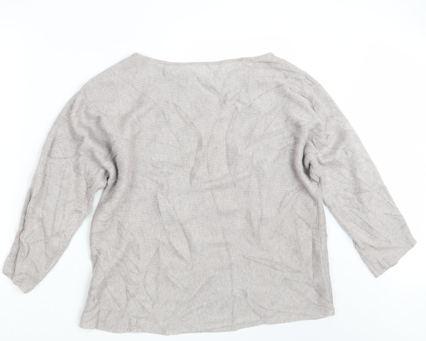 H&M Womens Purple  Knit Pullover Jumper Size M