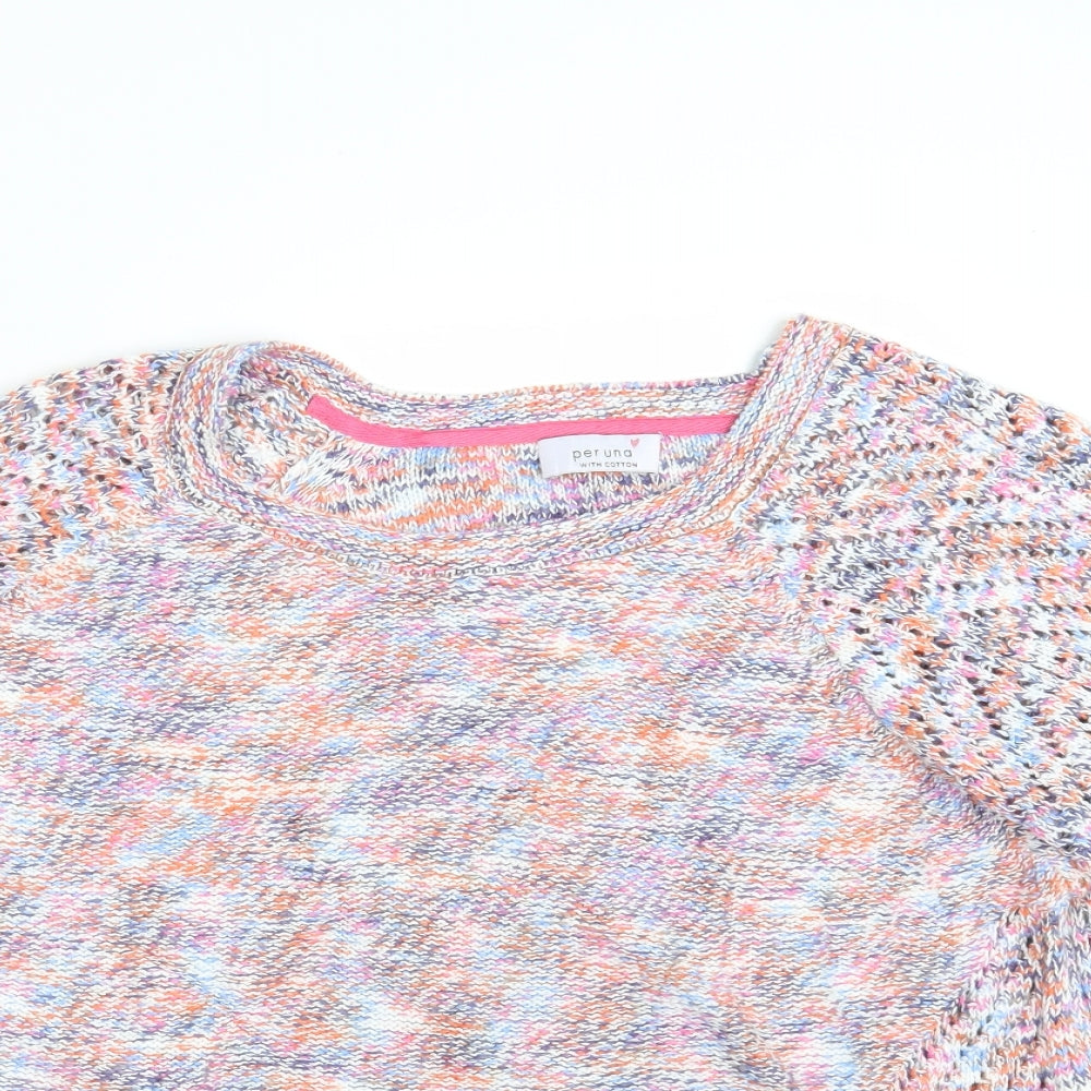 Per Una Womens Multicoloured  Knit Pullover Jumper Size 22