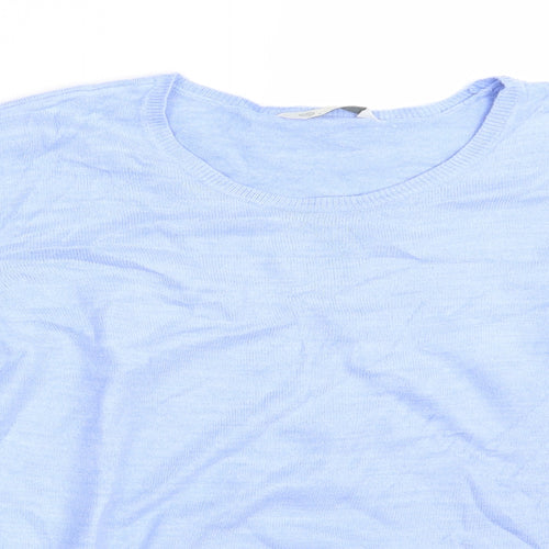 BHS Womens Blue  Knit Pullover Jumper Size 14