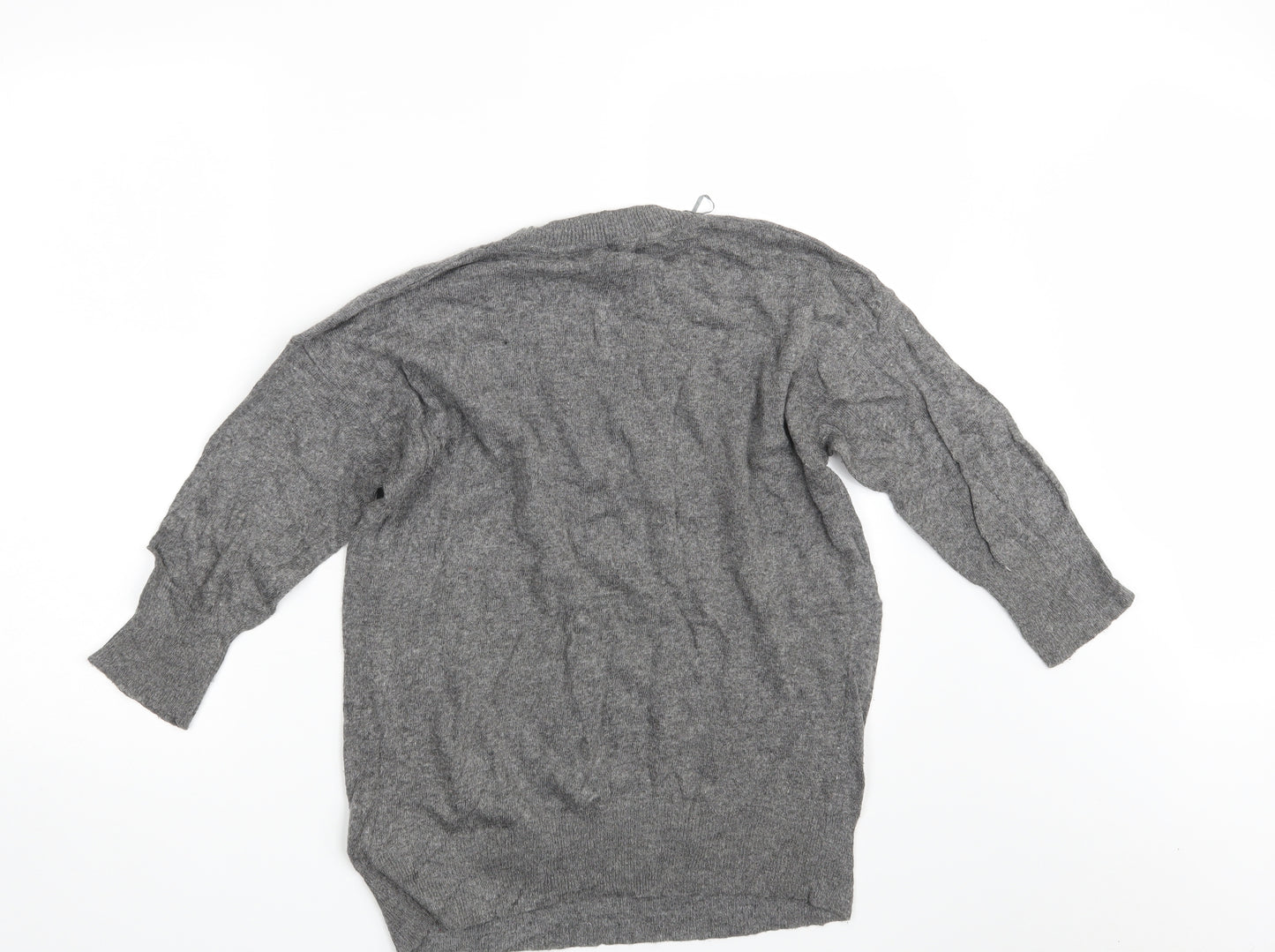 Milo Womens Grey  Knit Pullover Jumper Size 12