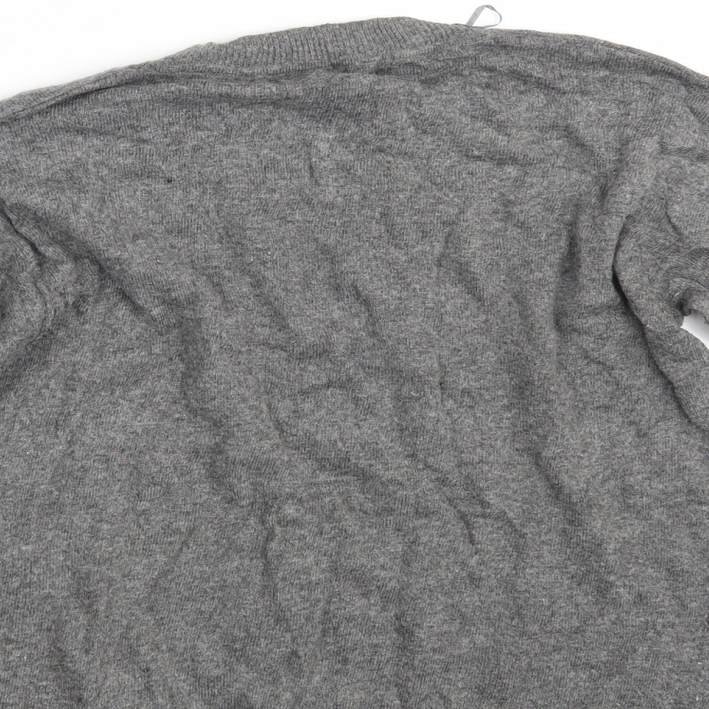 Milo Womens Grey  Knit Pullover Jumper Size 12