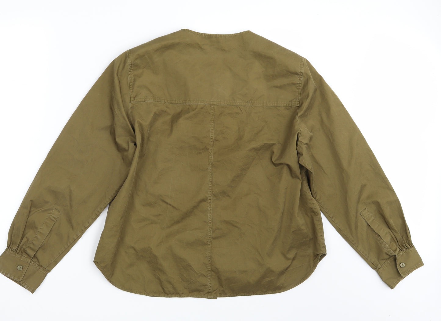 COS Womens Green   Basic Button-Up One Size