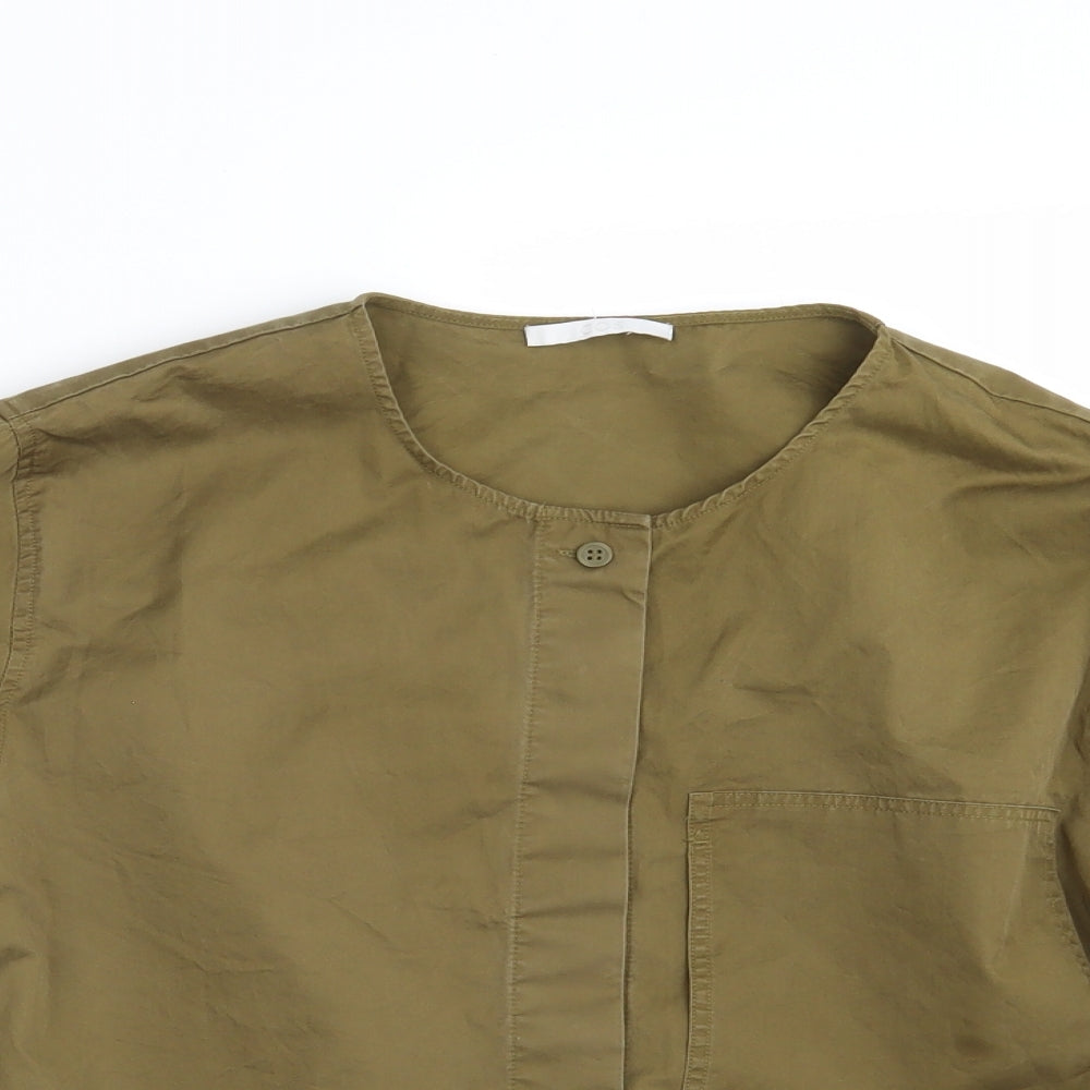 COS Womens Green   Basic Button-Up One Size