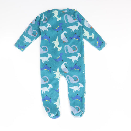 Nutmeg Girls Blue Animal Print  Cami One Piece Size 12-18 Months