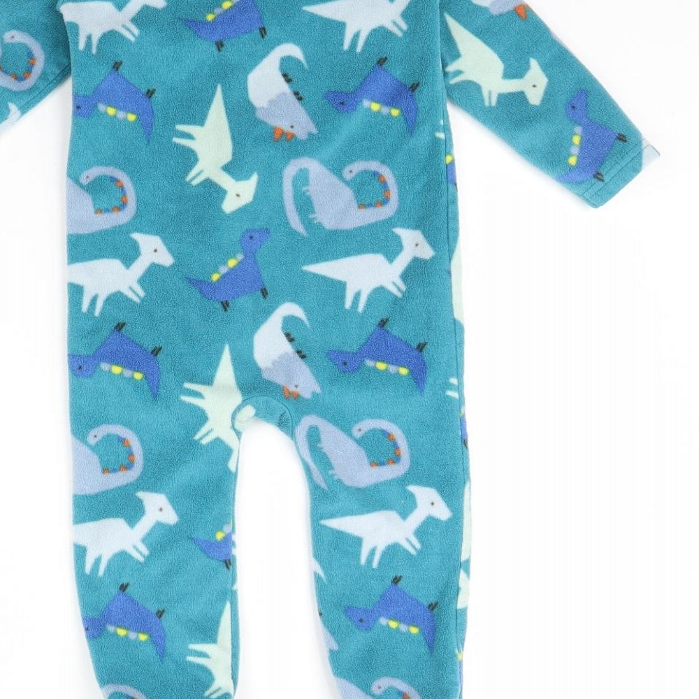 Nutmeg Girls Blue Animal Print  Cami One Piece Size 12-18 Months