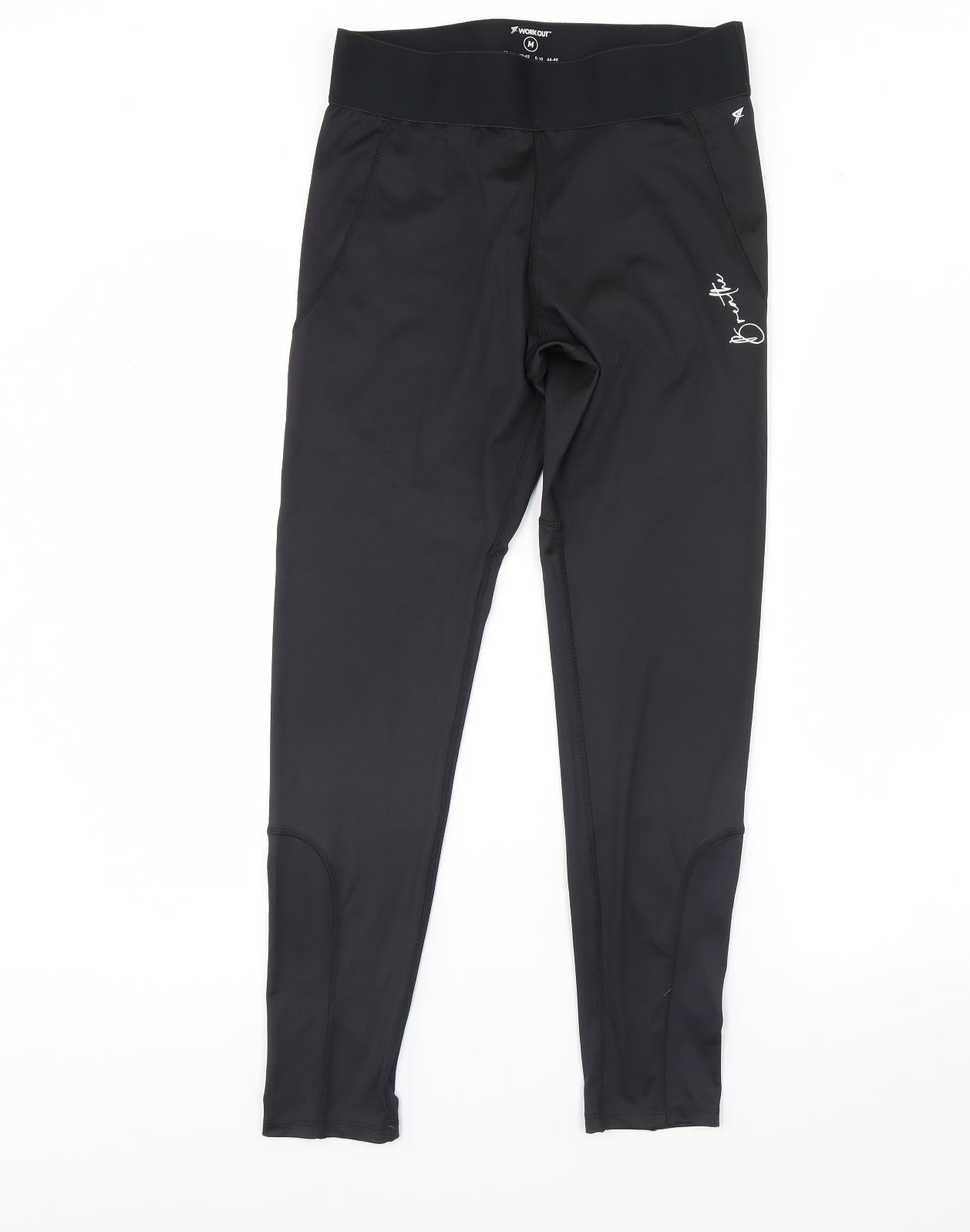 Workout Womens Black   Capri Leggings Size M L29 in