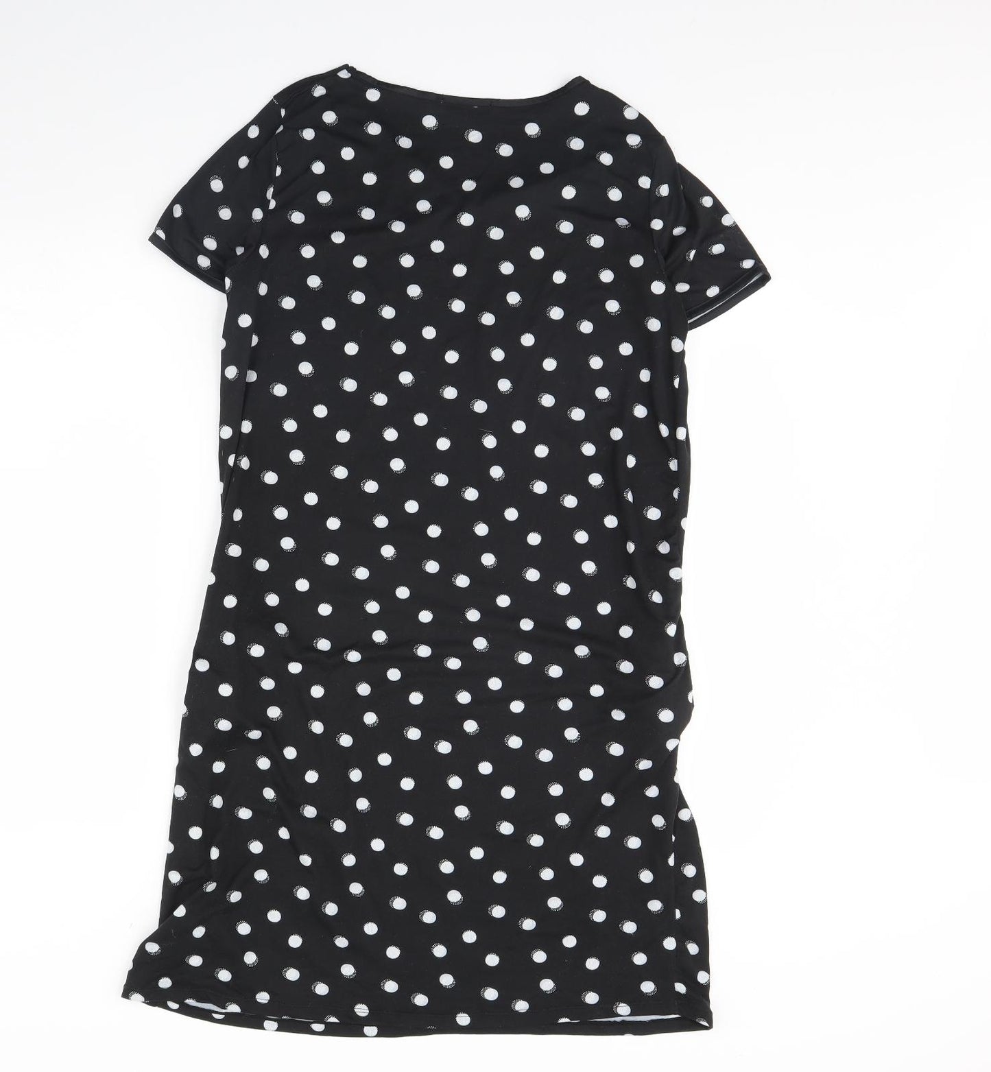 Paraphrase Womens Black Polka Dot  Mini  Size S