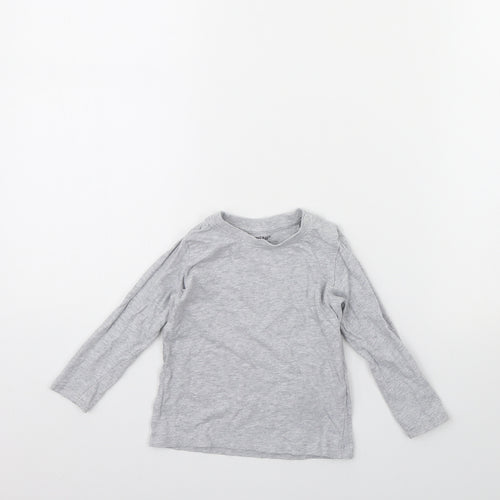 Lulipu Baby Grey   Basic T-Shirt Size 12 Months