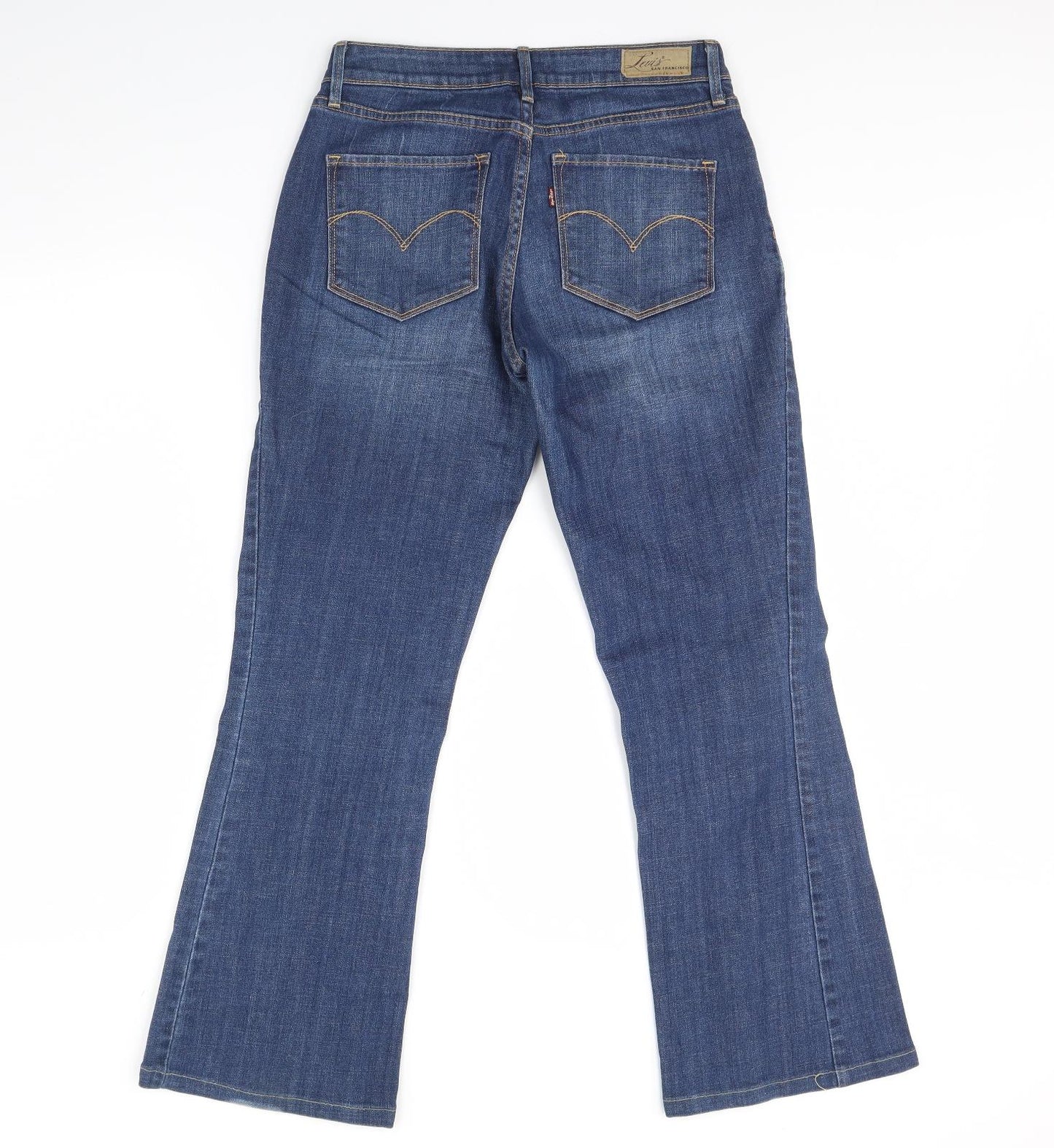 Levis Womens Blue  Denim Bootcut Jeans Size 29 L29 in