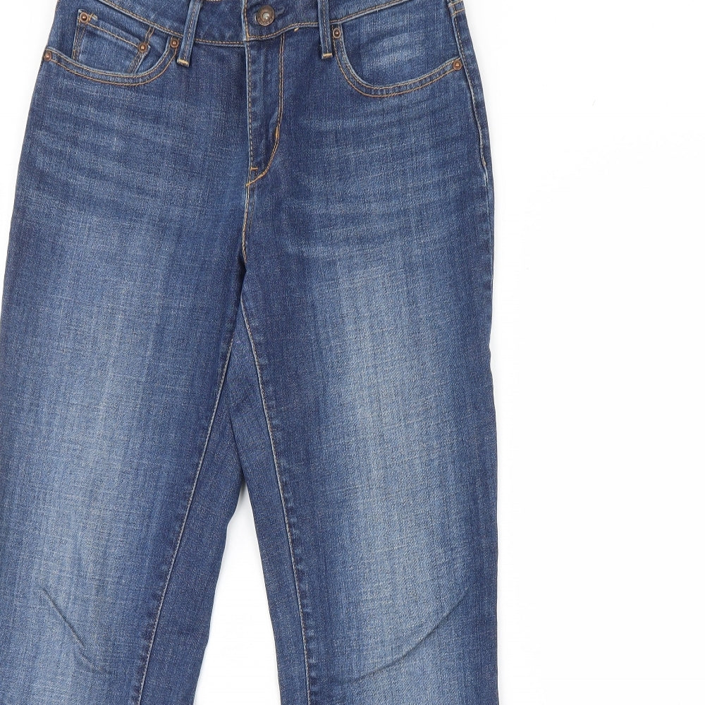 Levis Womens Blue  Denim Bootcut Jeans Size 29 L29 in