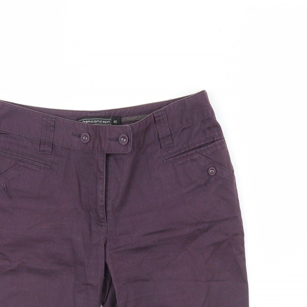 URBAN CONCEPT Mens Purple   Chino Shorts Size 40
