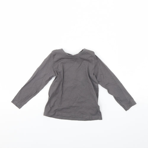 Lulipu Baby Grey   Basic T-Shirt Size 12 Months