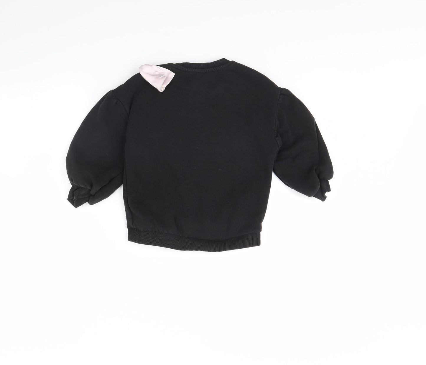 River Island Girls Black   Pullover Jumper Size 4 Years  - Princess