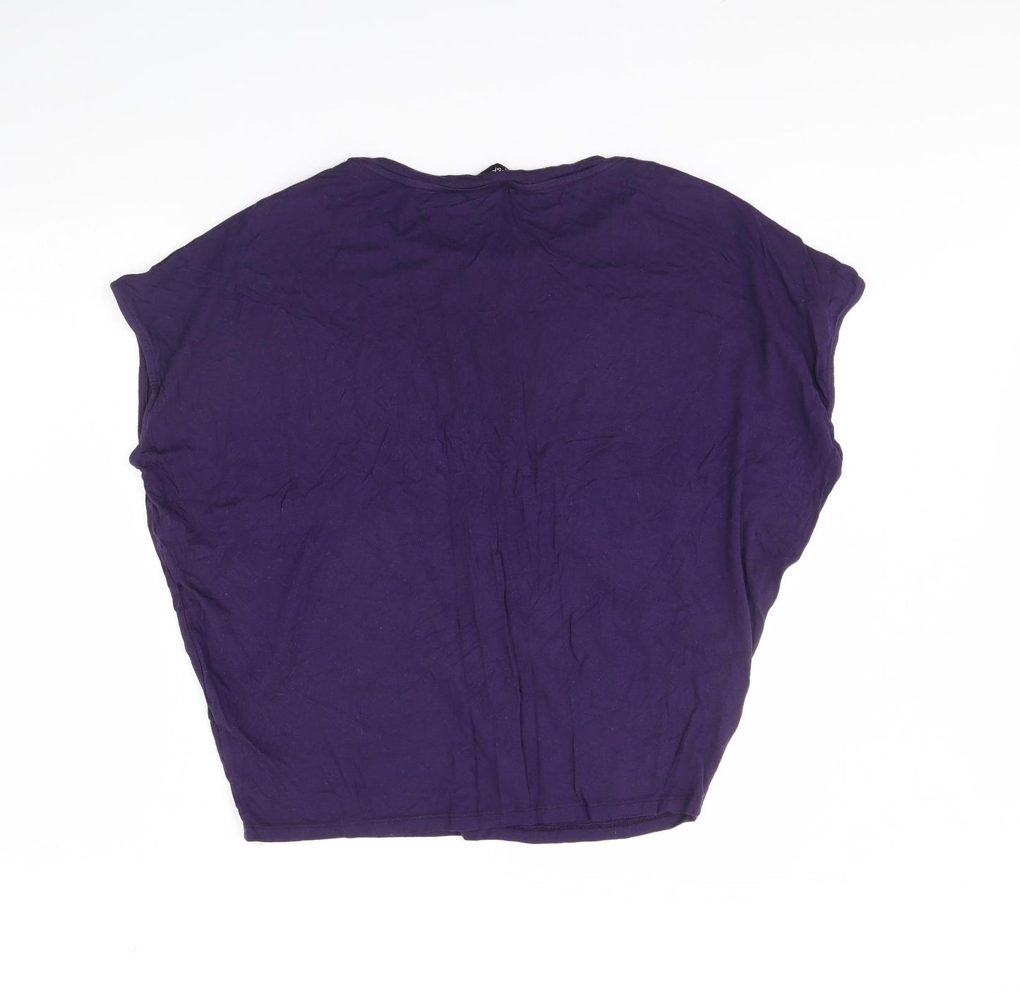 F&F Womens Purple   Basic Blouse Size 14
