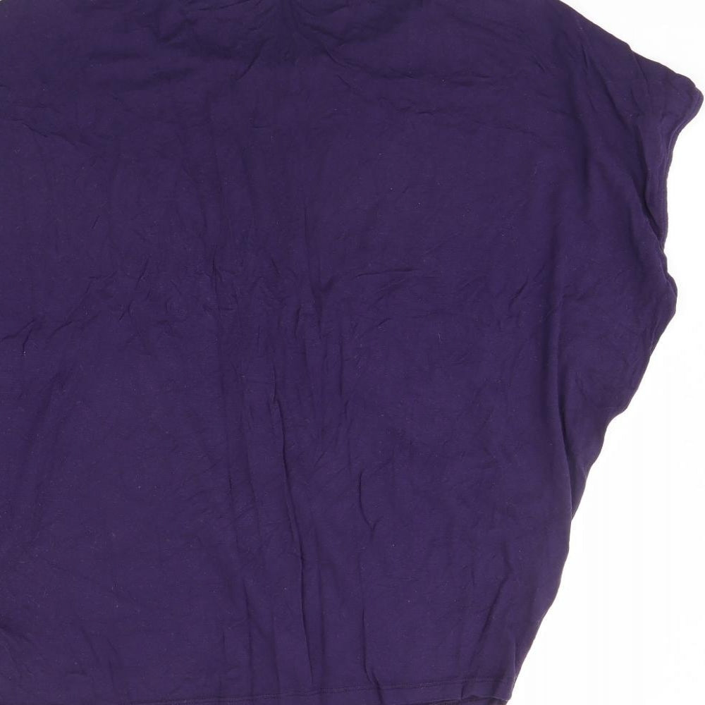 F&F Womens Purple   Basic Blouse Size 14