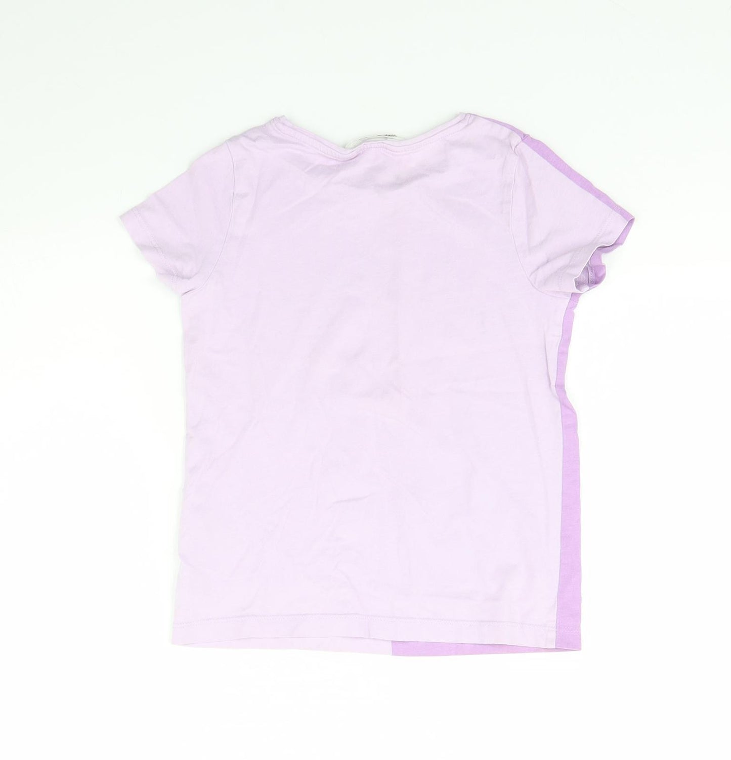 H&M Girls Purple   Basic T-Shirt Size 6 Years  - CAT