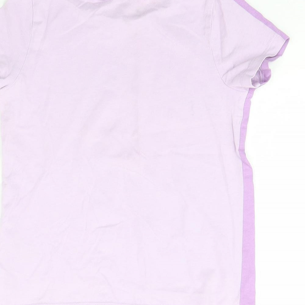 H&M Girls Purple   Basic T-Shirt Size 6 Years  - CAT