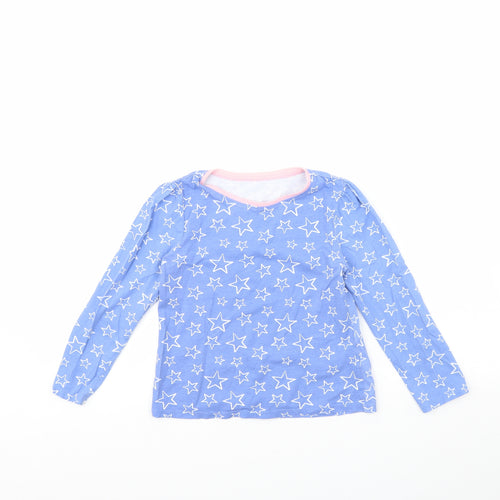 George Girls Blue Spotted  Cami Pyjama Top Size 6 Years