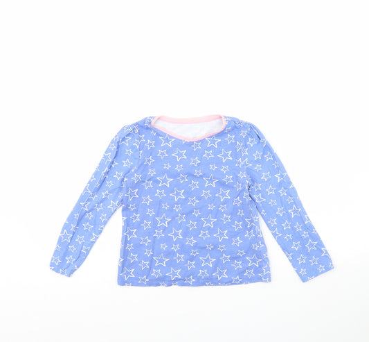 George Girls Blue Spotted  Cami Pyjama Top Size 6 Years