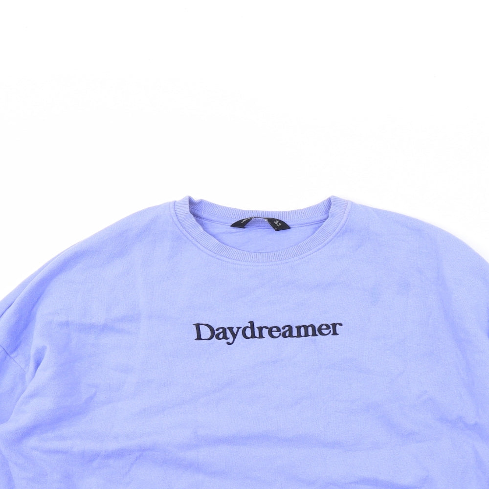 F&F Womens Blue   Pullover Jumper Size 10  - Daydreamer