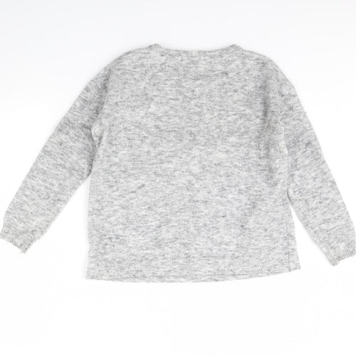 Quiz Womens Grey   Pullover Jumper Size M