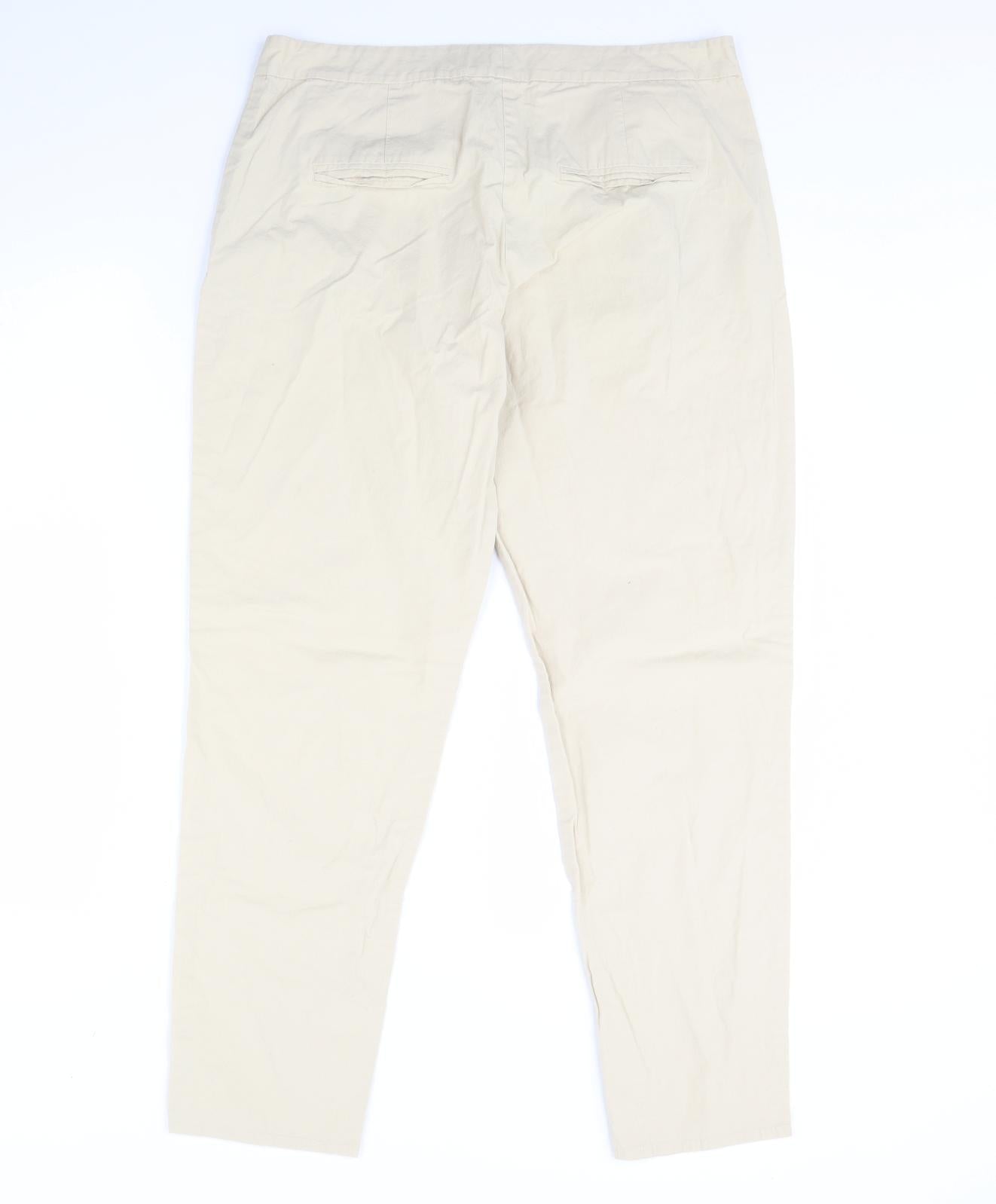 French Connection Womens Beige   Trousers  Size 14 L29 in