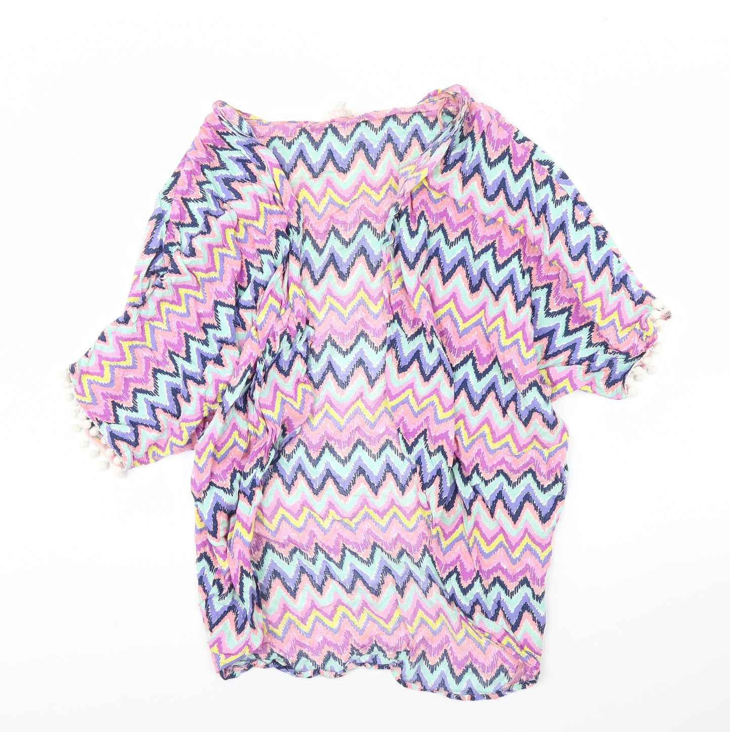 Papaya Womens Multicoloured Herringbone  Jacket  Size S  - Holiday
