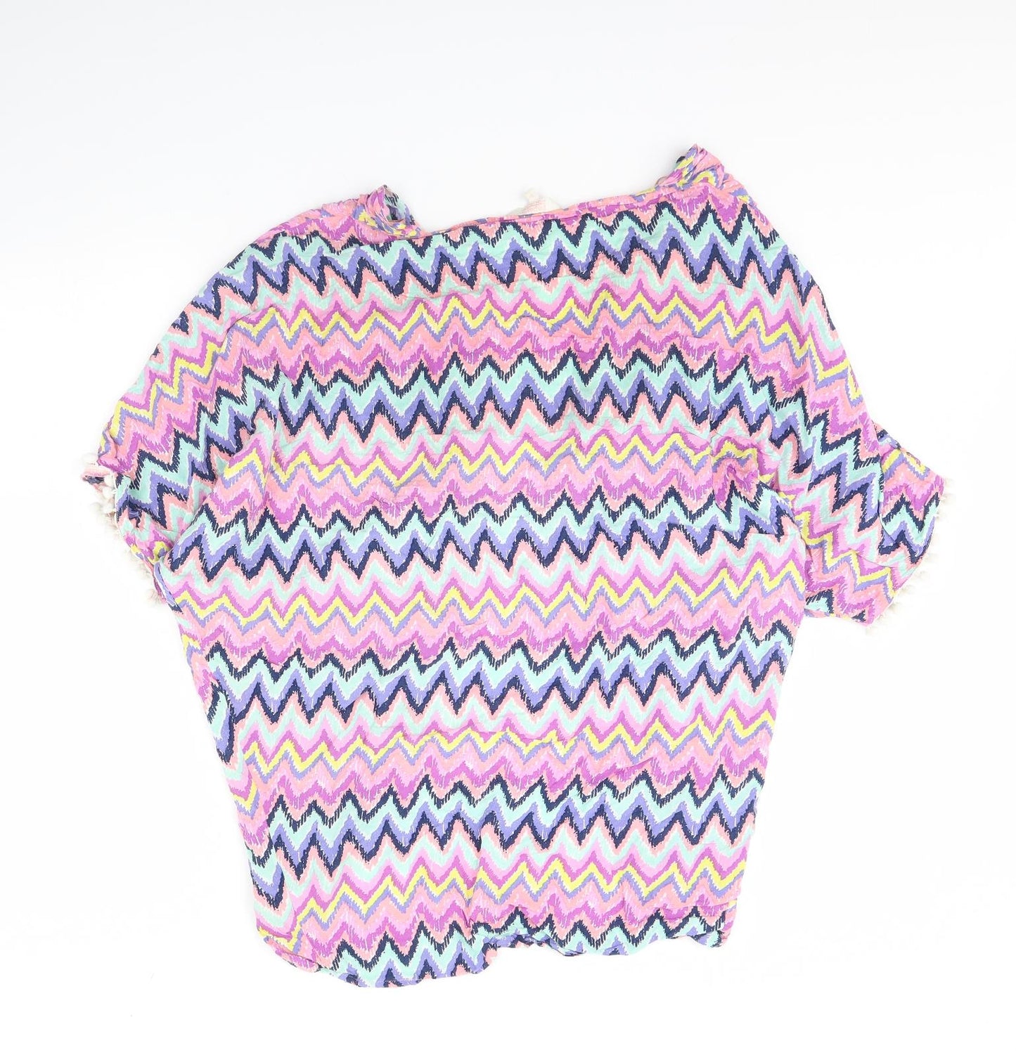 Papaya Womens Multicoloured Herringbone  Jacket  Size S  - Holiday