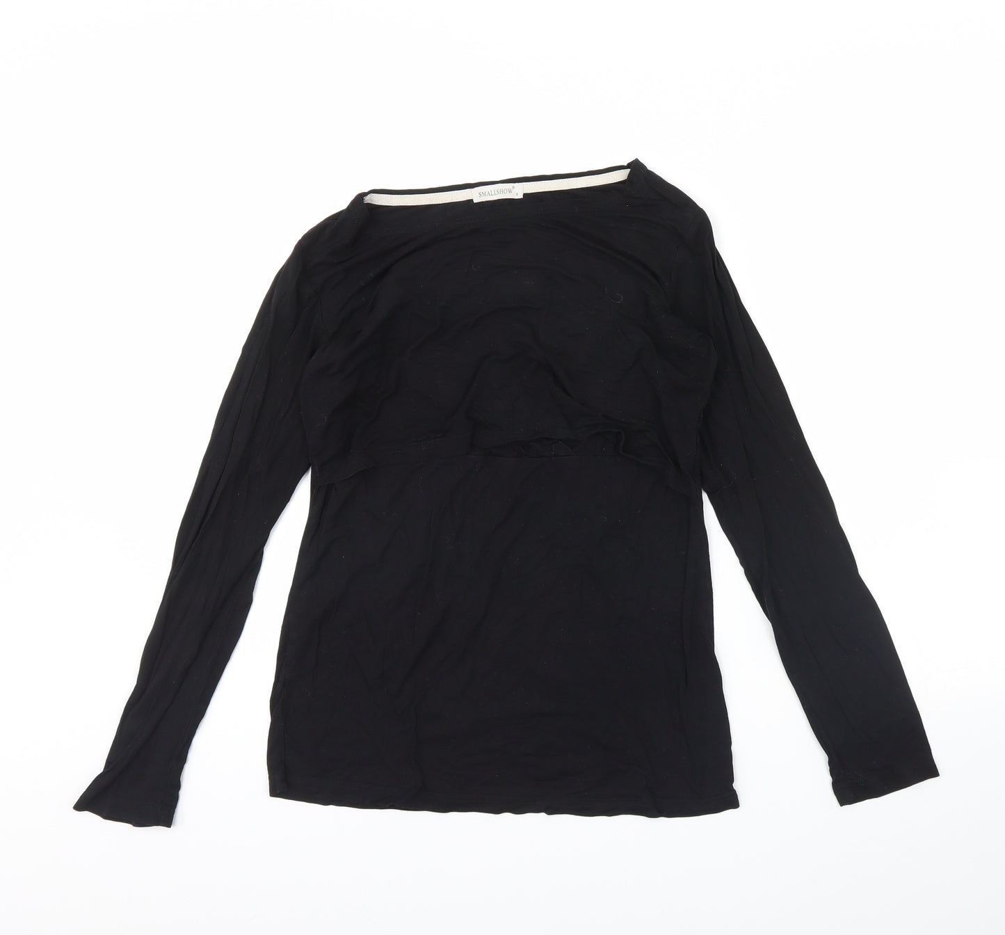 Small show Womens Black   Basic T-Shirt Size S