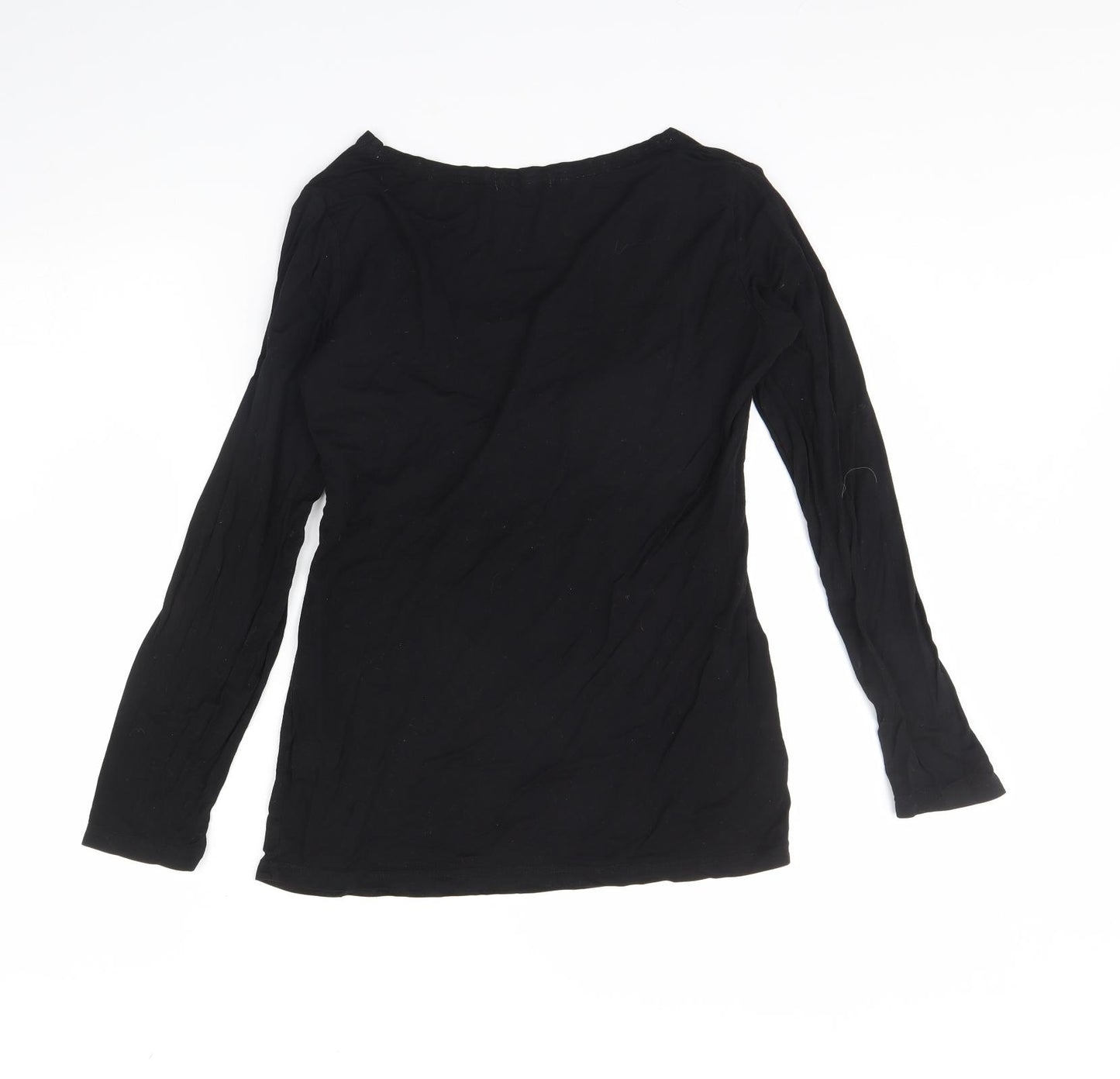 Small show Womens Black   Basic T-Shirt Size S