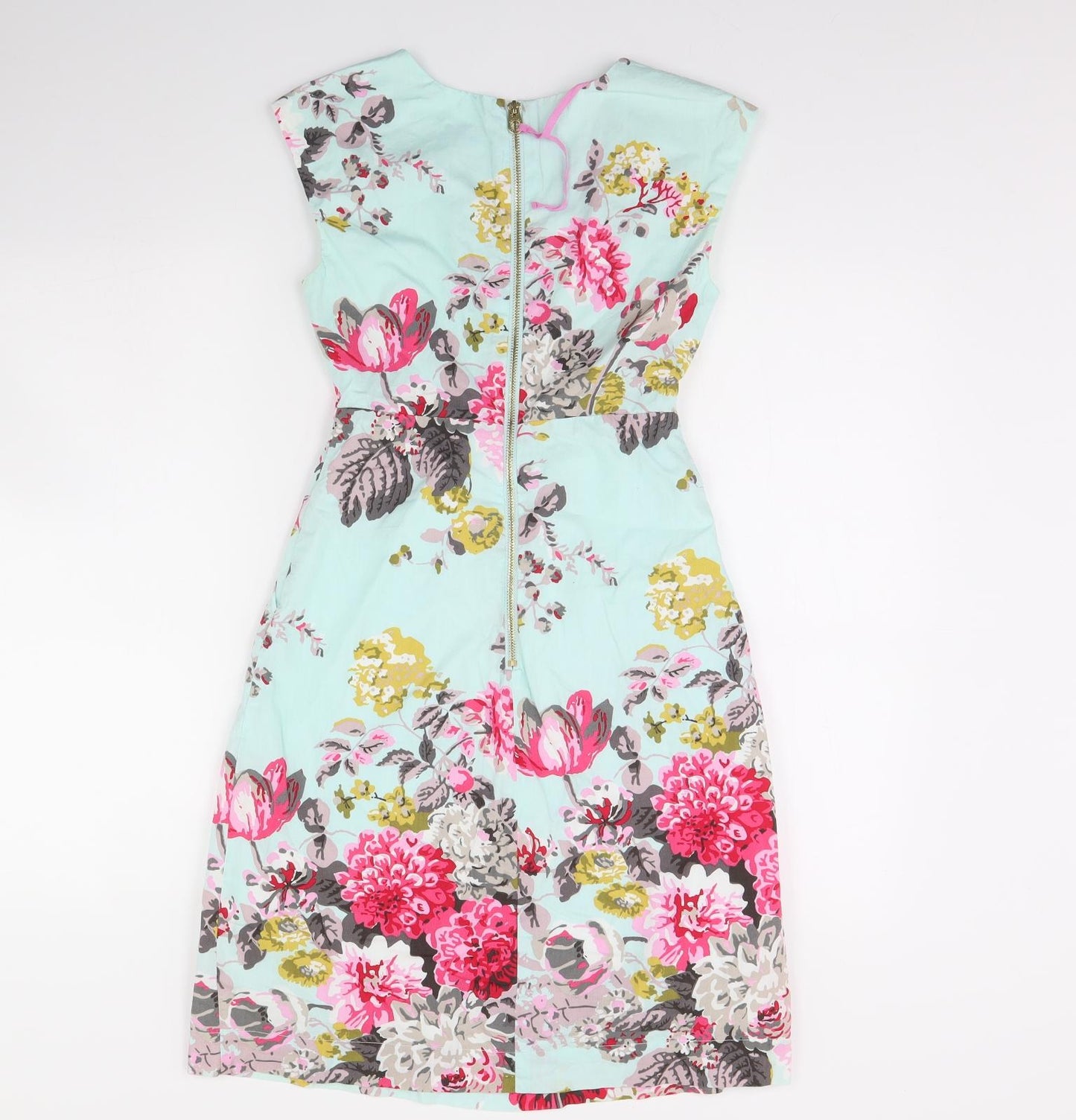 Joules Womens Green Floral  Fit & Flare  Size 8