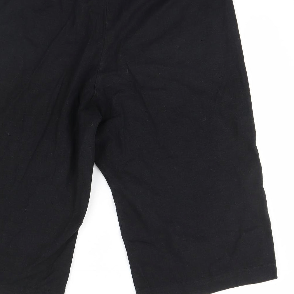 M&s Womens Black   Mom Shorts Size 20