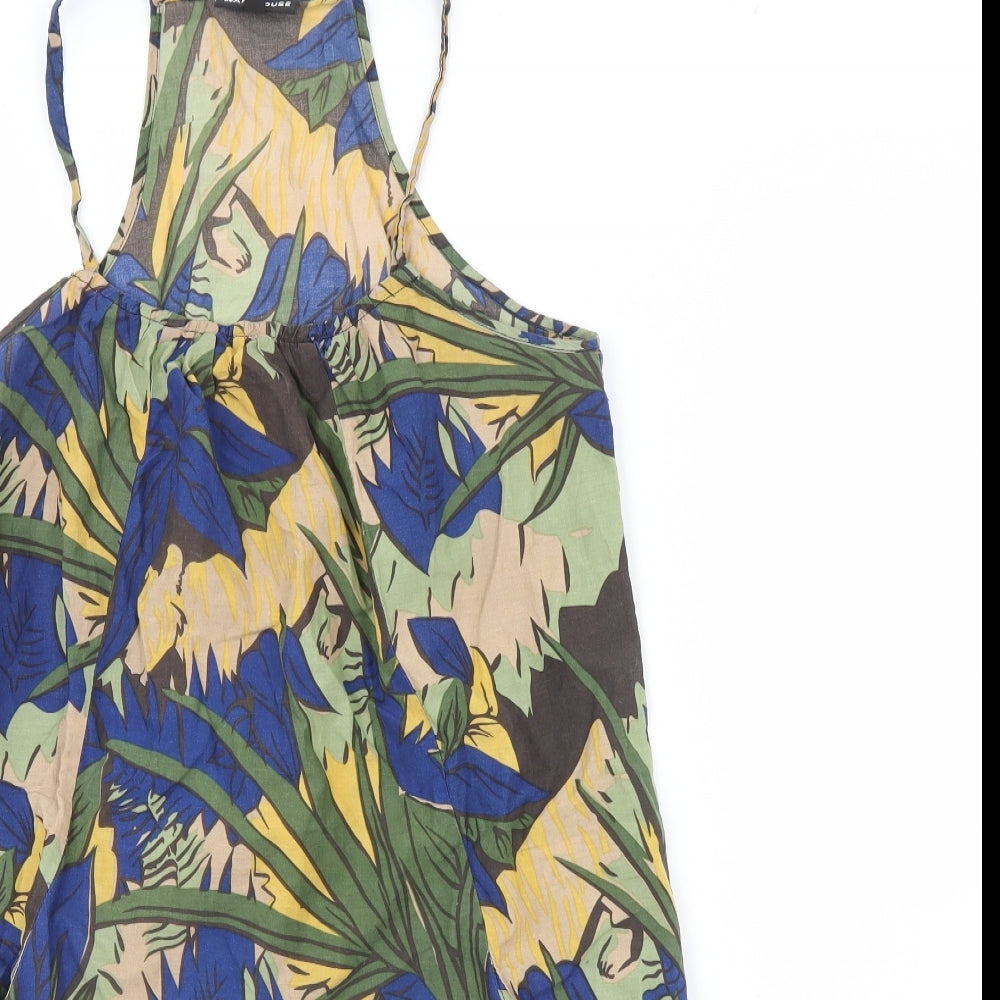 Warehouse Womens Multicoloured Floral  Shift  Size 10