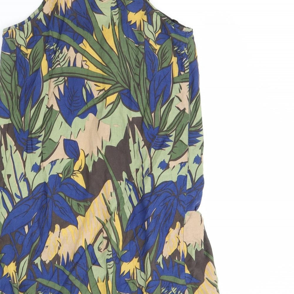 Warehouse Womens Multicoloured Floral  Shift  Size 10