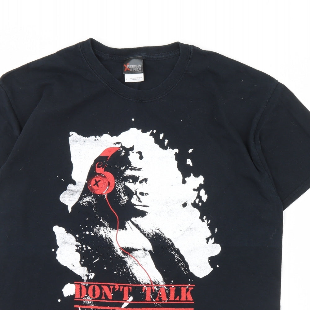 Xplosive Ape Mens Black    T-Shirt Size L  - ape