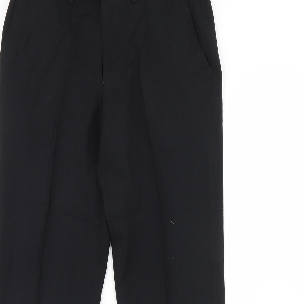 M&s Mens Black   Dress Pants Trousers Size 34 L31 in