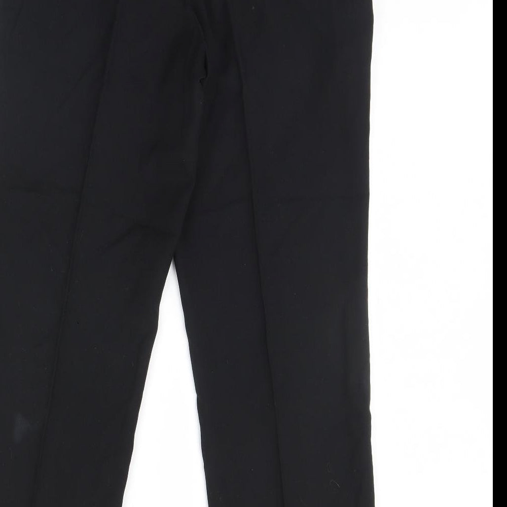 M&s Mens Black   Dress Pants Trousers Size 34 L31 in