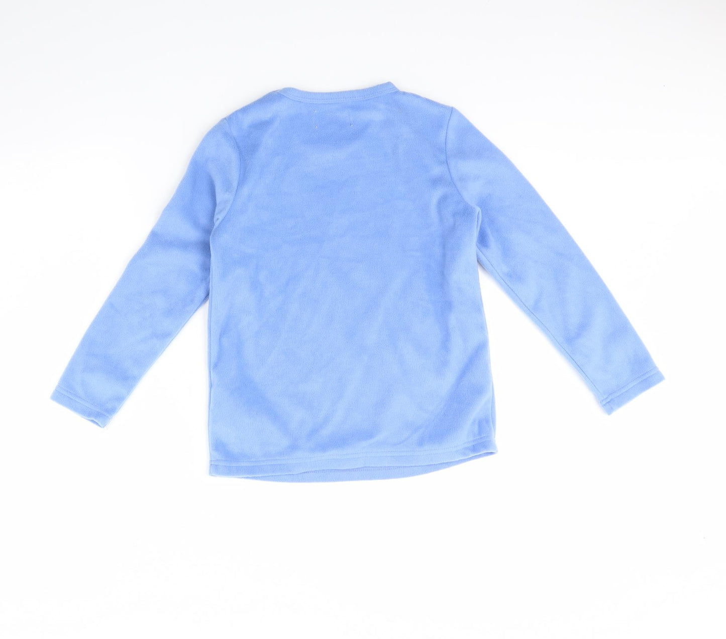 PJ Collections Girls Blue Solid Fleece Cami Pyjama Top Size 9 Years  - Unicorn